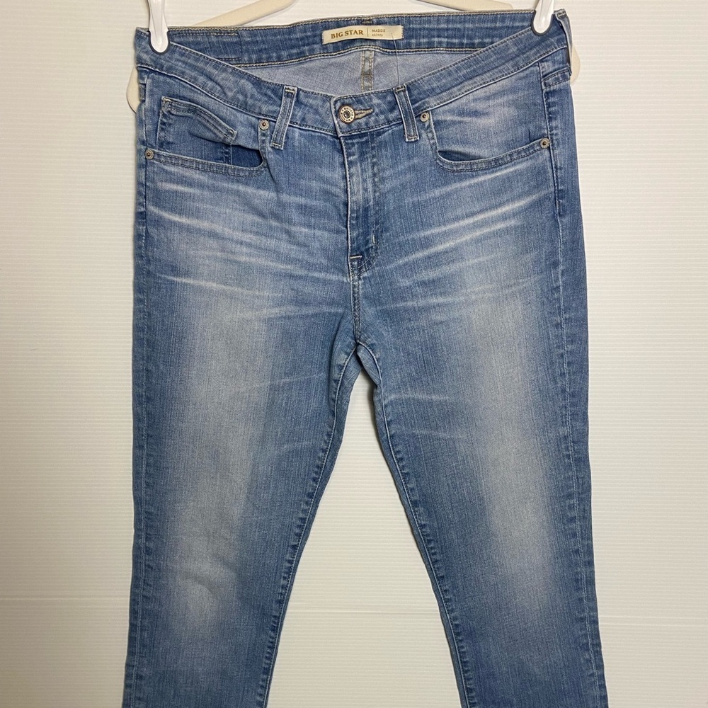 Big Star Skinny Jeans Size 29 Medium Wash Stretch Denim